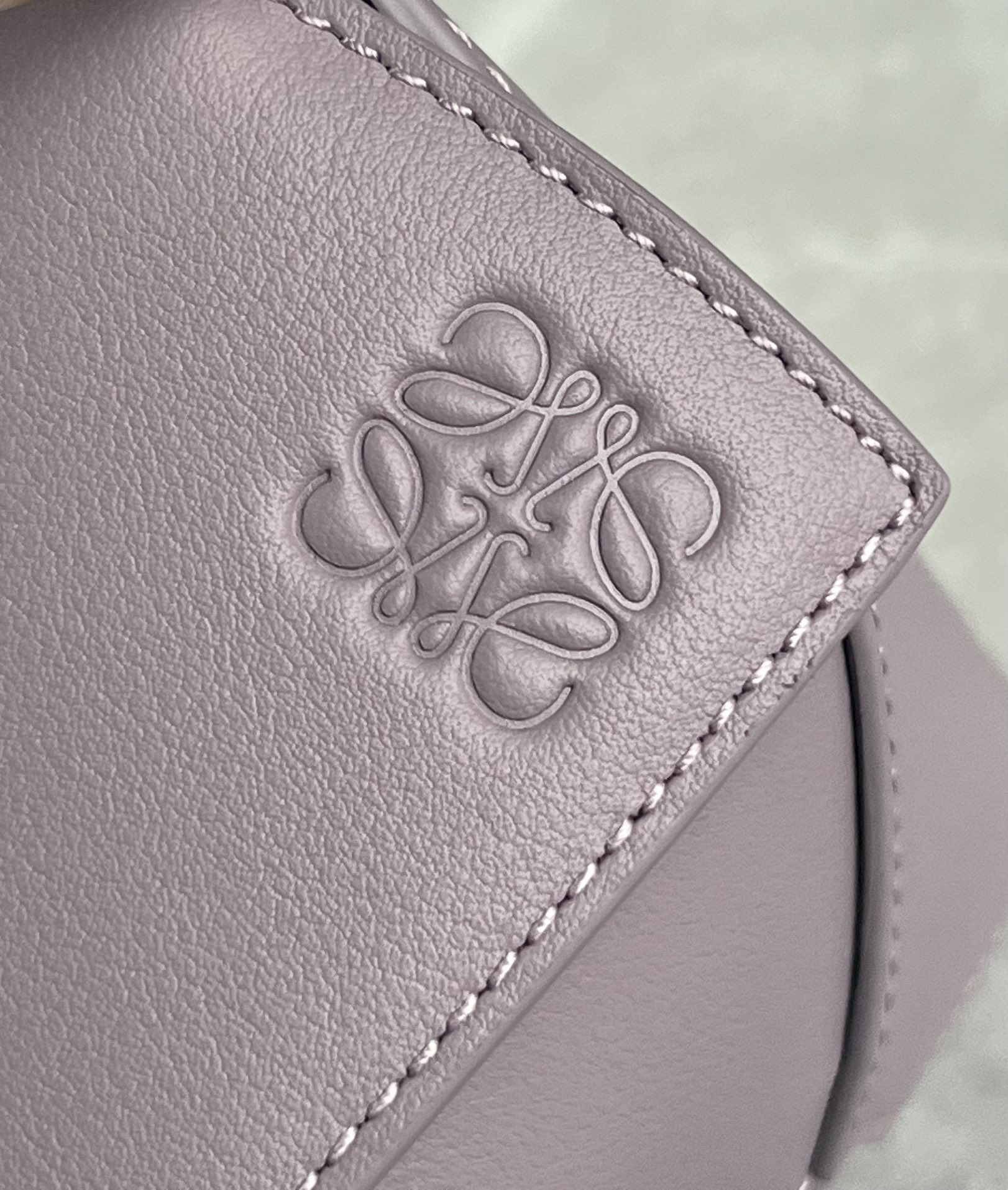 Loewe suede colorblocked zzle bag 0681
