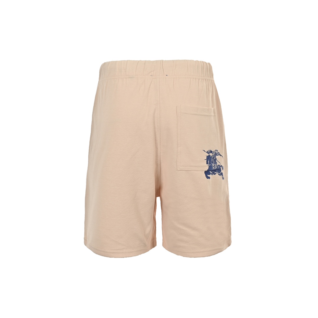 Burberry 24ss Knight Horse Print Terry Shorts
