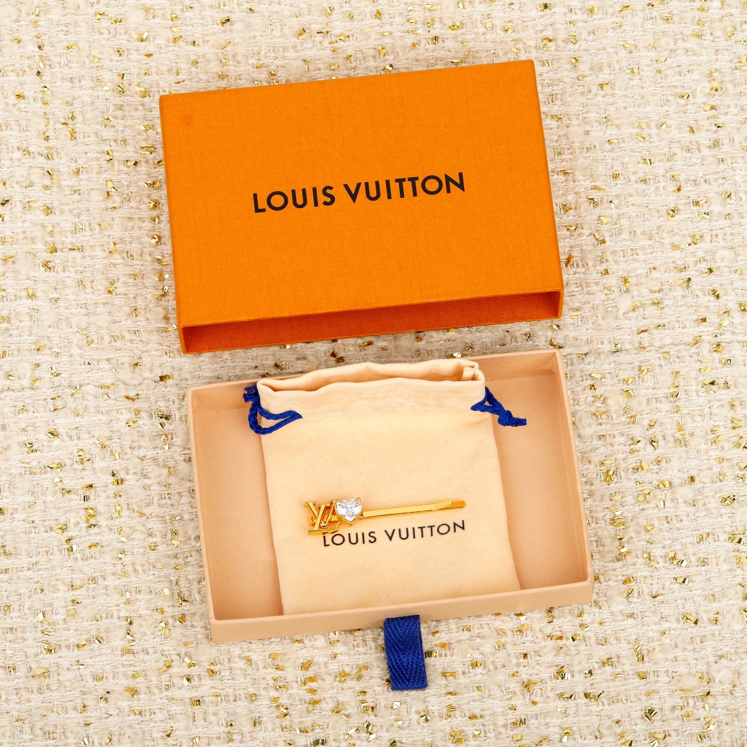 Louis Vuitton Heart Hair Clip