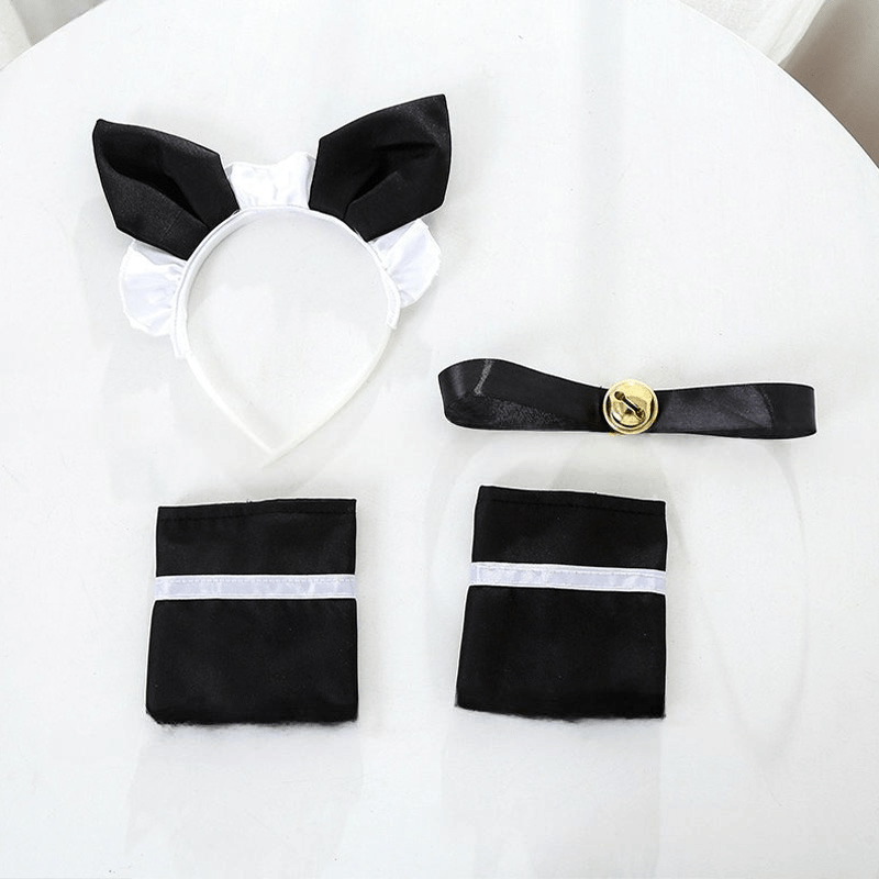 Cosplay Kitty Lolita Hollow Maid Ruffle Costume Dress
