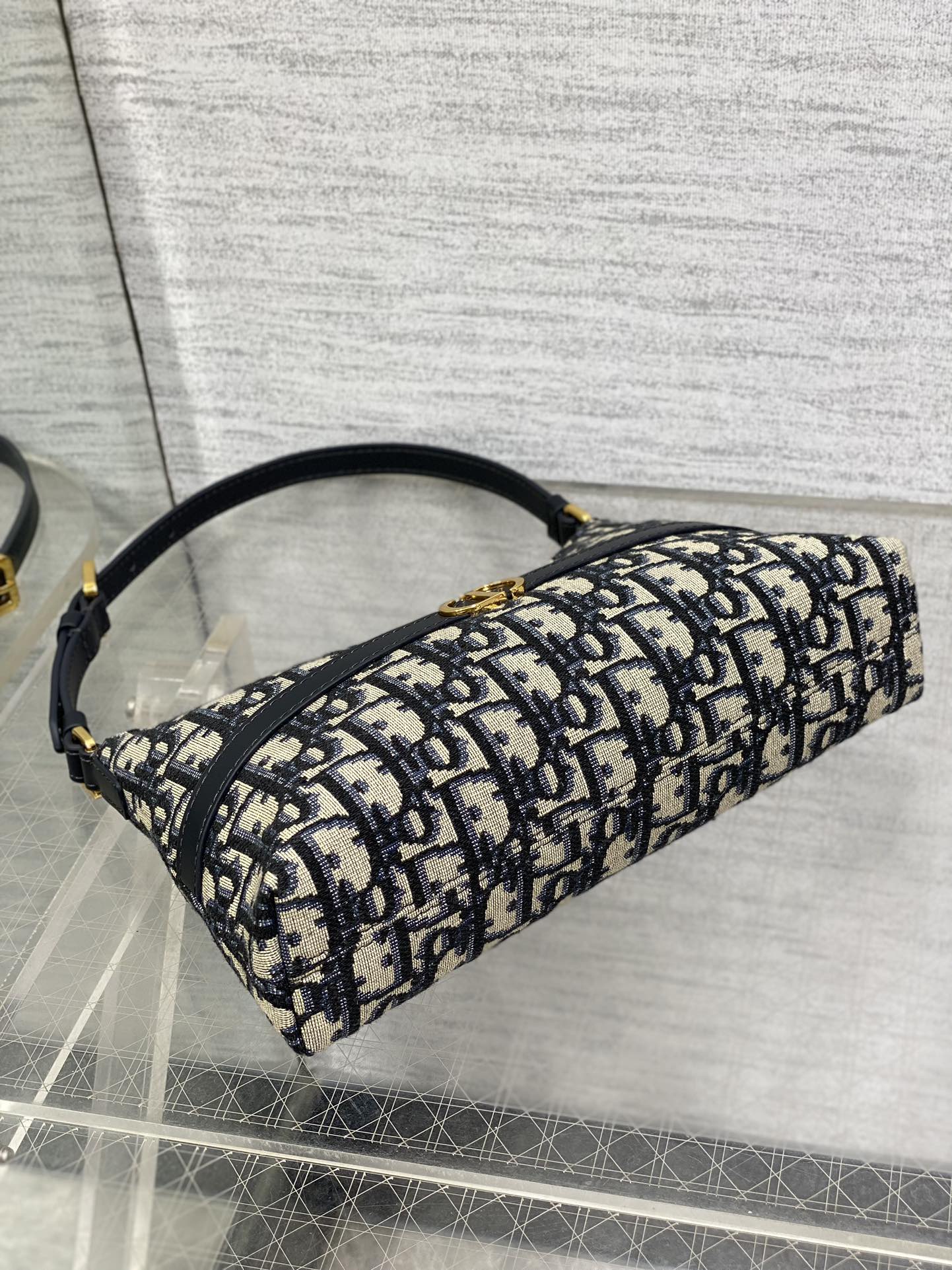 Dior Miss Caro Raffia Series Underarm Bag