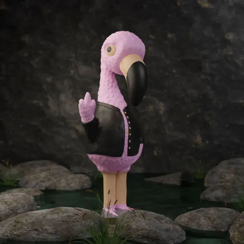 Funny Animal Desktop Statue