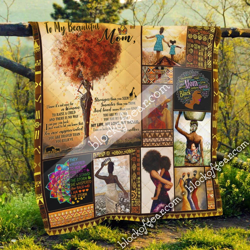 My Mom My Queen Quilt Blank