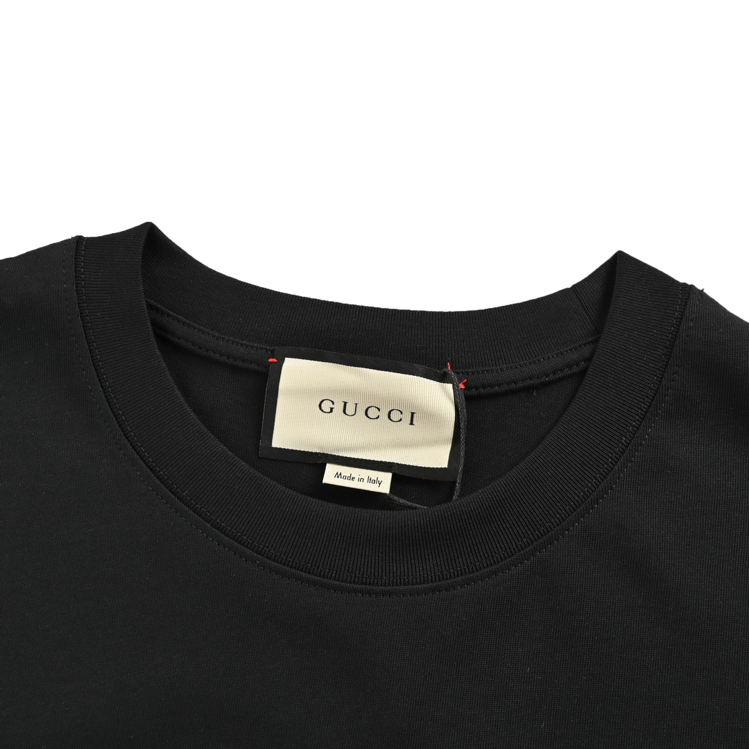 Gucci 24ss snow mountain ski print short sleeve