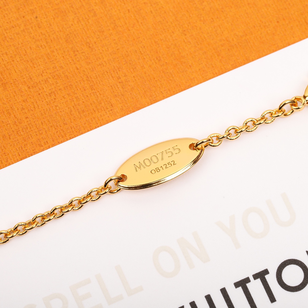 Louis Vuitton Pink Set Necklace