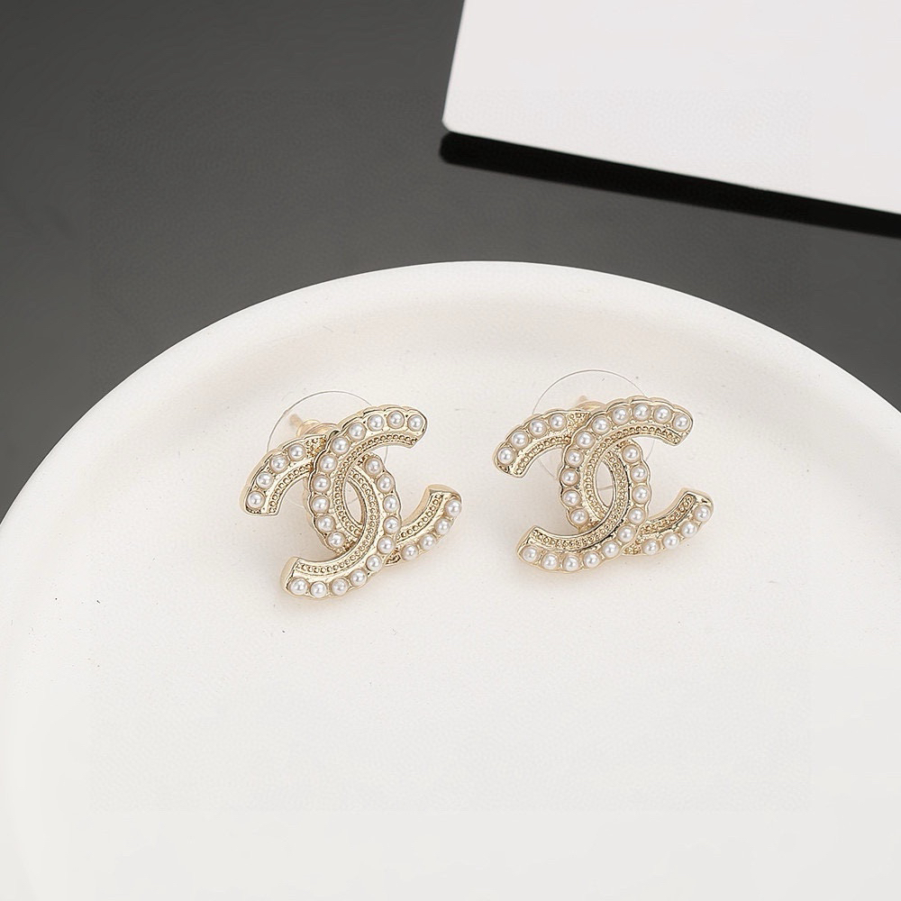 Chanel Pearl Classic Earrings