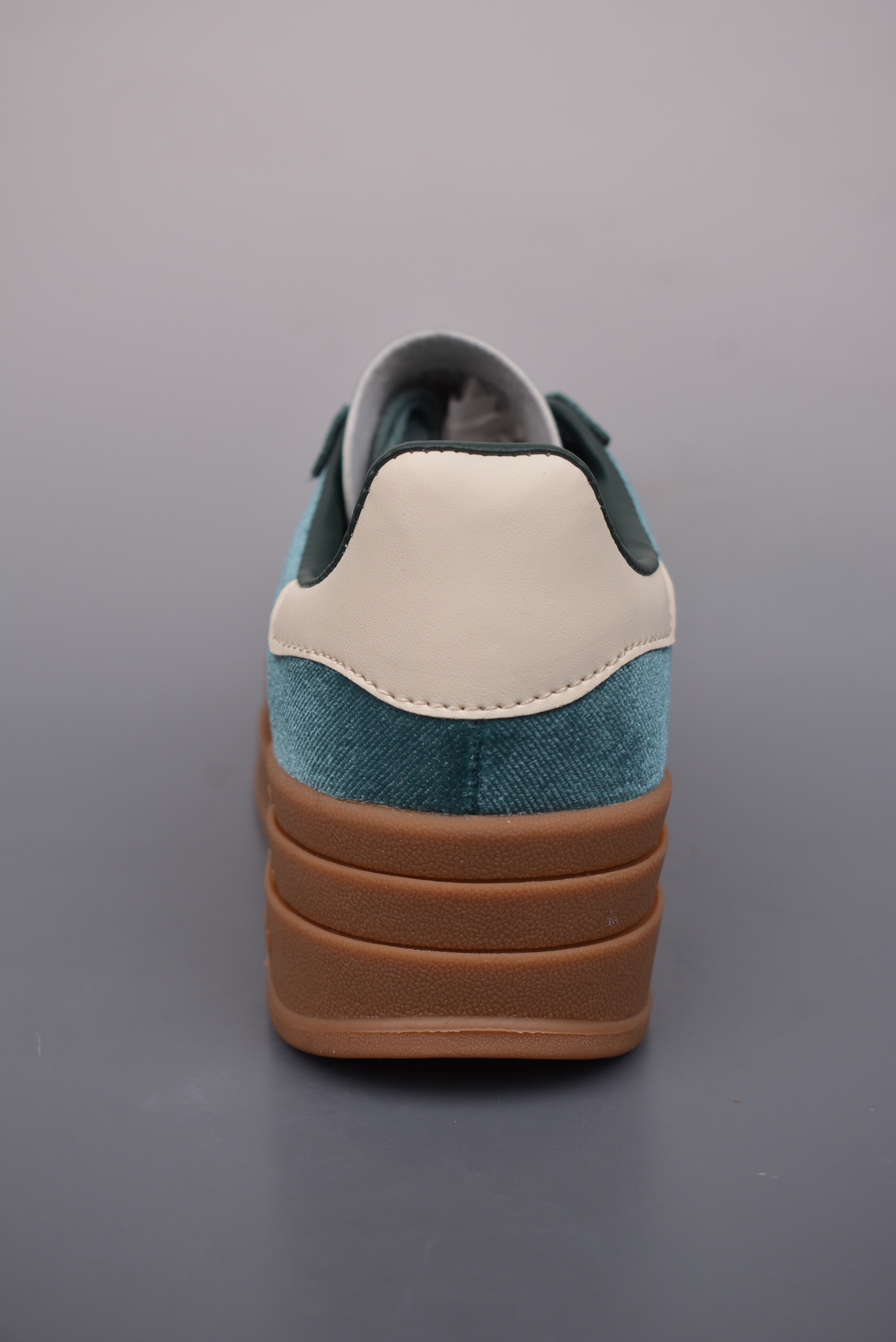 Adidas Originals Gazelle Bold W Velvet Dark Green Off-White