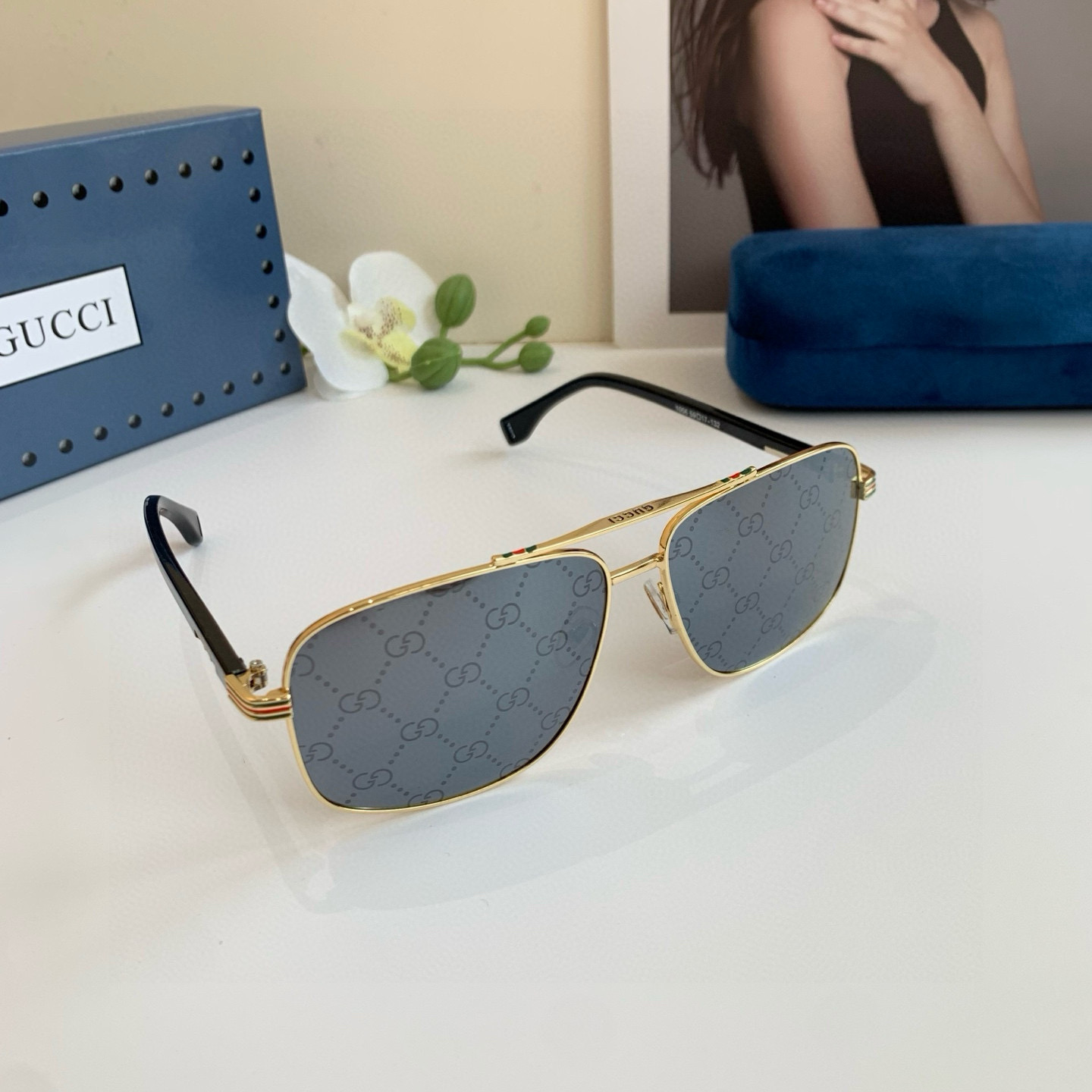 Gucci Round Frame Sunglasses