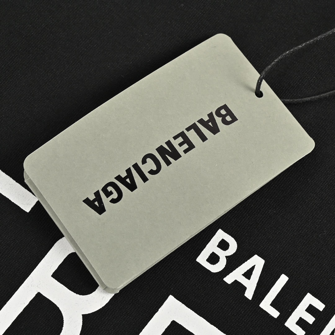 Balenciaga 24ss 1968 letter print short sleeves
