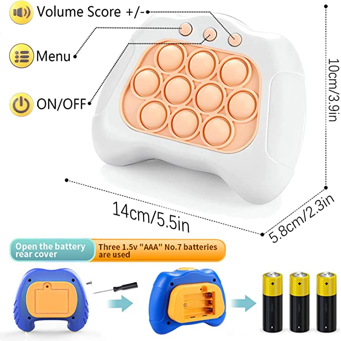 (🔥Last Day Promotion-SAVE 50% OFF)🎮2023 New Upgrated Puzzle Pop-it Fidget Game-BUY 2 GET FREE SHIPPING
