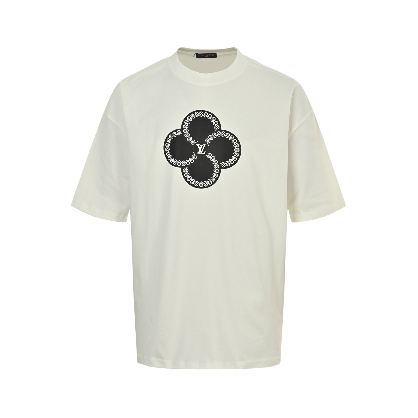 Louis Vuitton 25ss four-leaf clover print short-sleeve