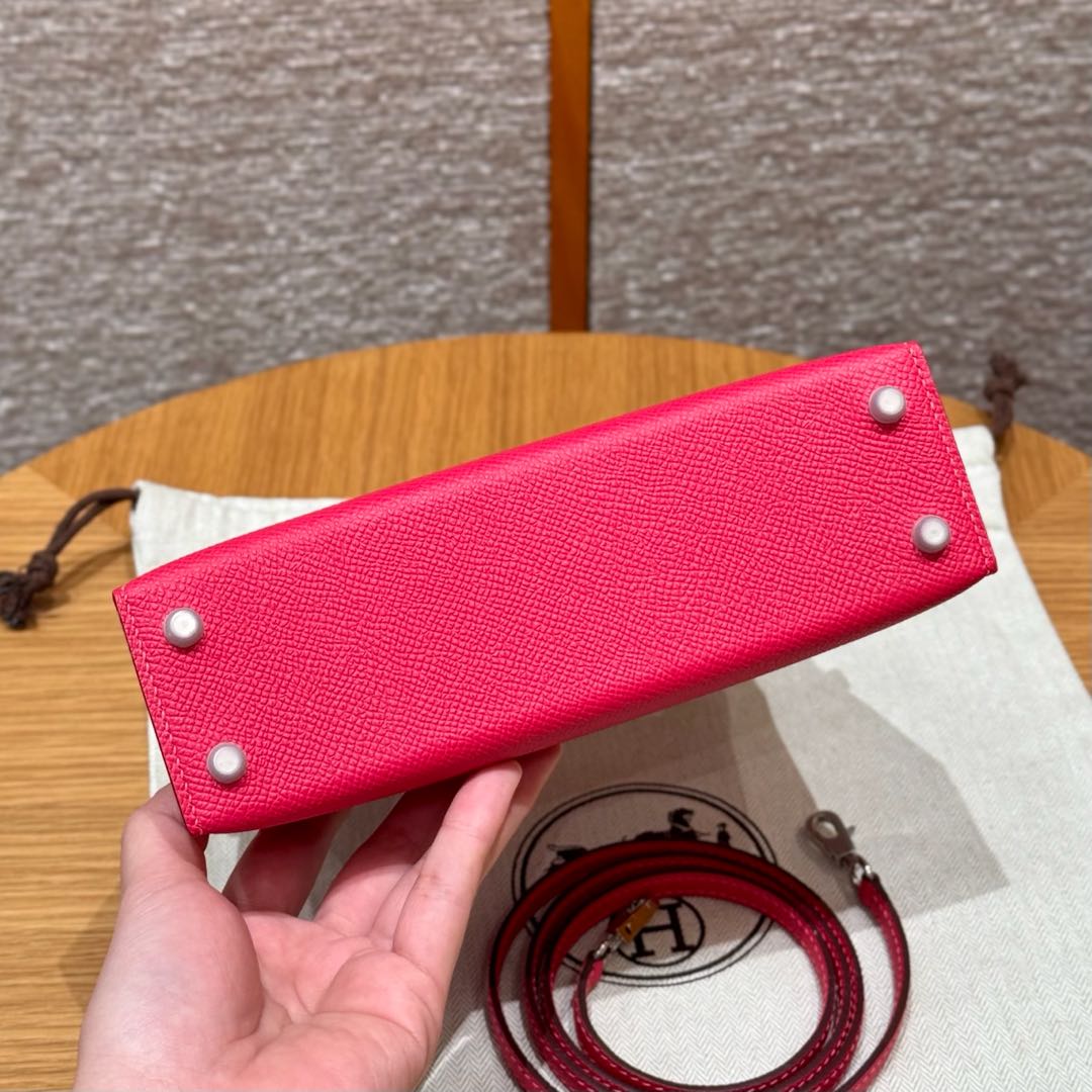 Hermes mini kelly2 i6Rose extreme handbag (handmade custom)