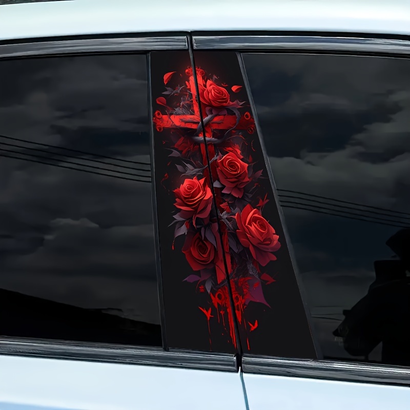 🌲Early Christmas Sale 49% OFF🌲Cross Universal Car B-Pillar Waterproof Sticker – Universal Fit for All Models