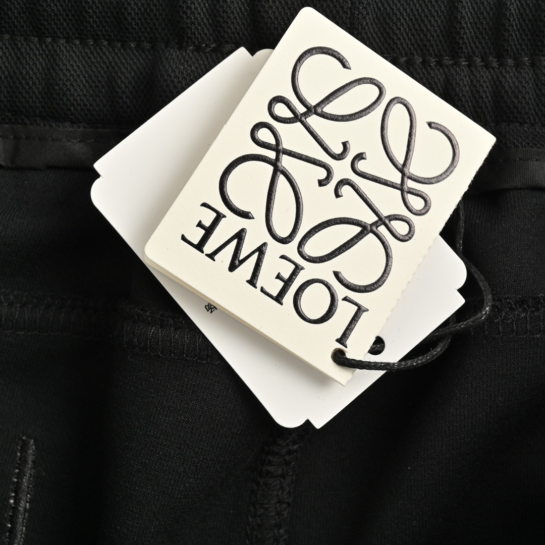 Loewe 24Fw embroidered logo trousers