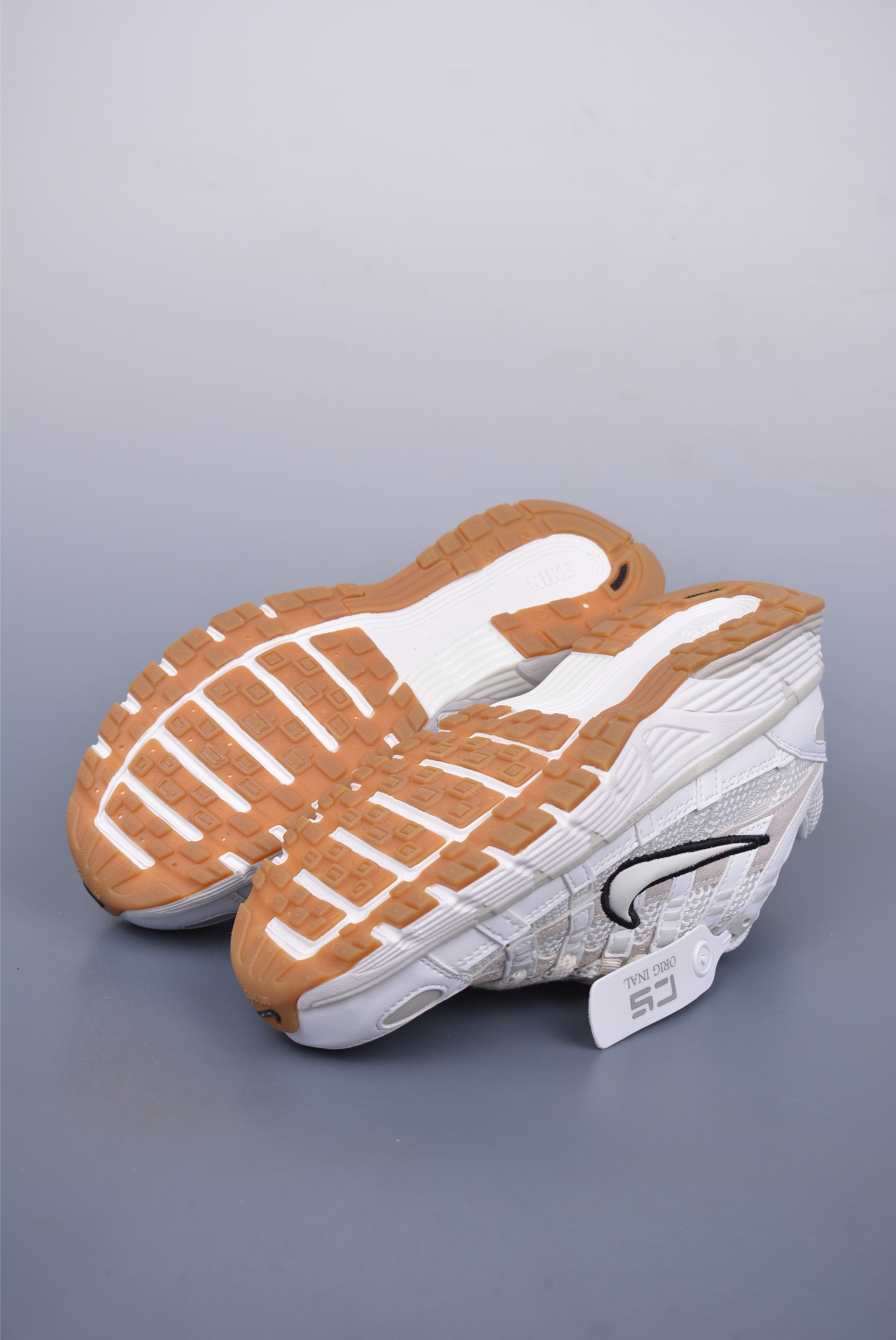 Nike P-6000 Premium Running Shoes Ivory Rubber Sole HF4898-121
