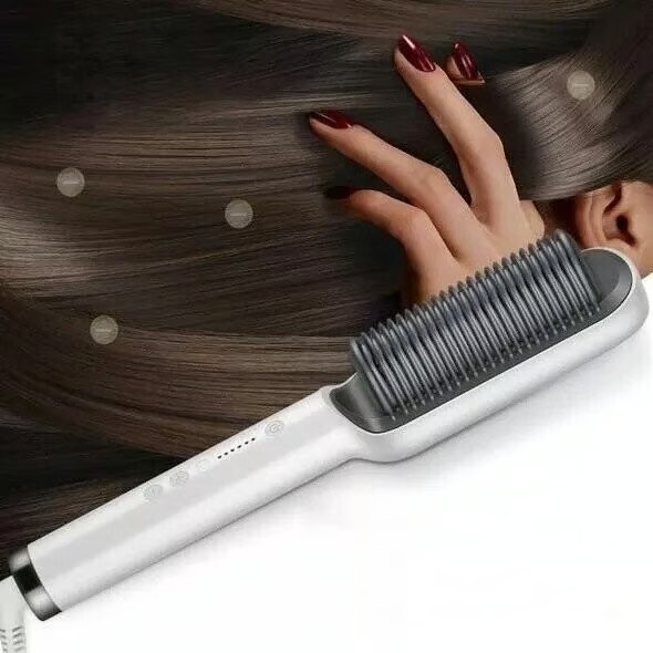 (🔥HOT Sale 49% OFF) Hair Curler And Straightener Brush-Buy 2 Free Shipping