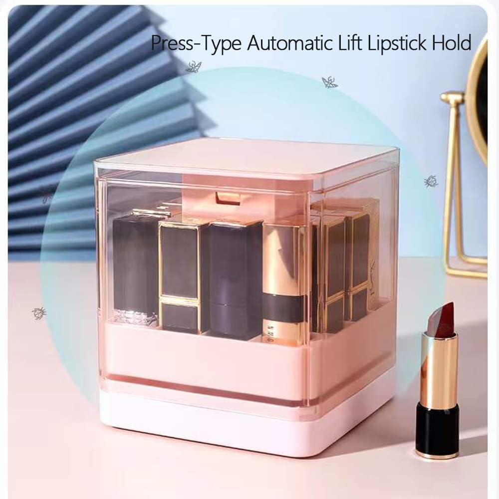 🔥ON SALE🔥12 Spaces Press-Type Automatic Lift Lip Gloss Holder Organizer