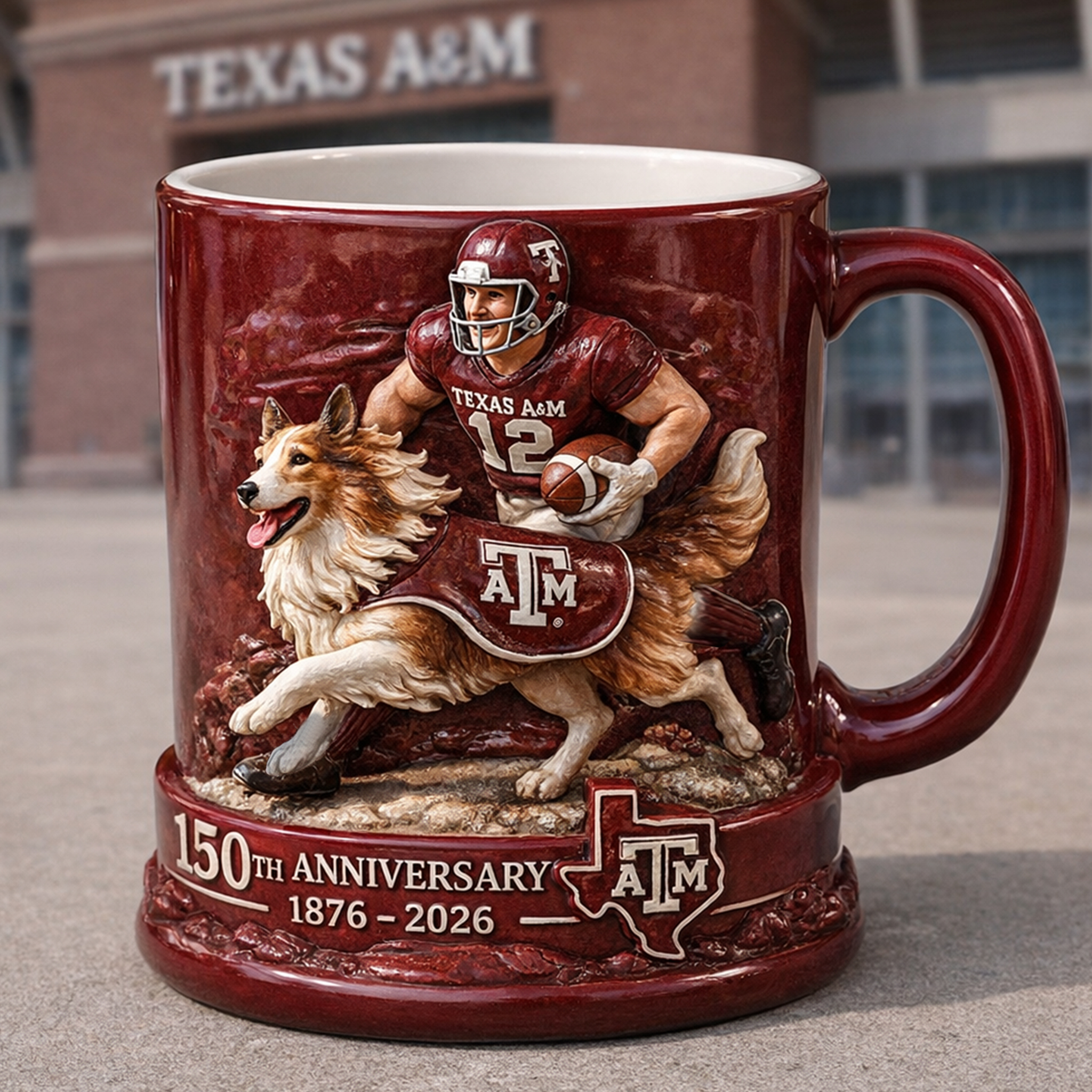 TX A&M 150th anniversary coffee Mug