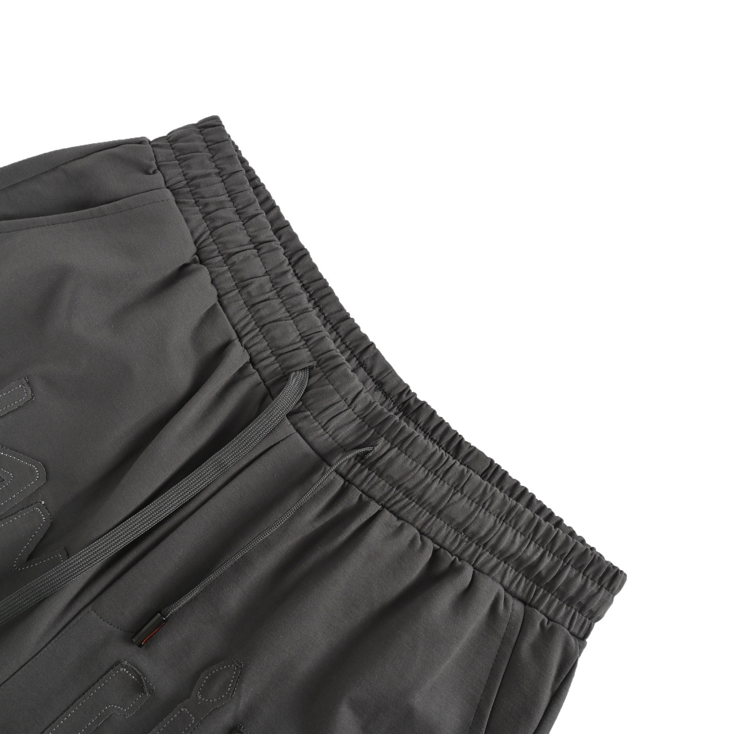 Balenciaga 25ss patchwork embroidered logo shorts
