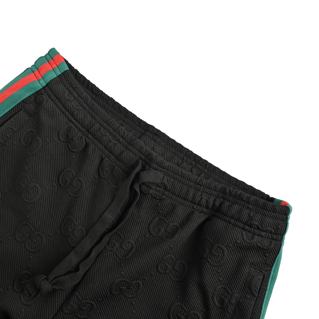 Gucci Double G jacquard webbing trousers