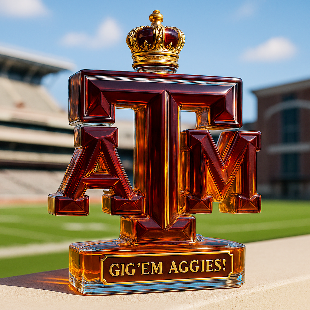 🥃👍 Texas A&M Aggies Whiskey Bottle