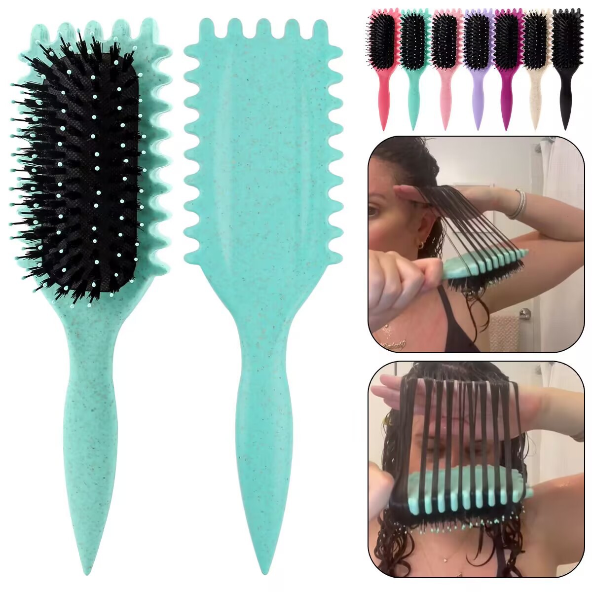 Curly Hair Brush- Get “Perfect” Curls or Waves!