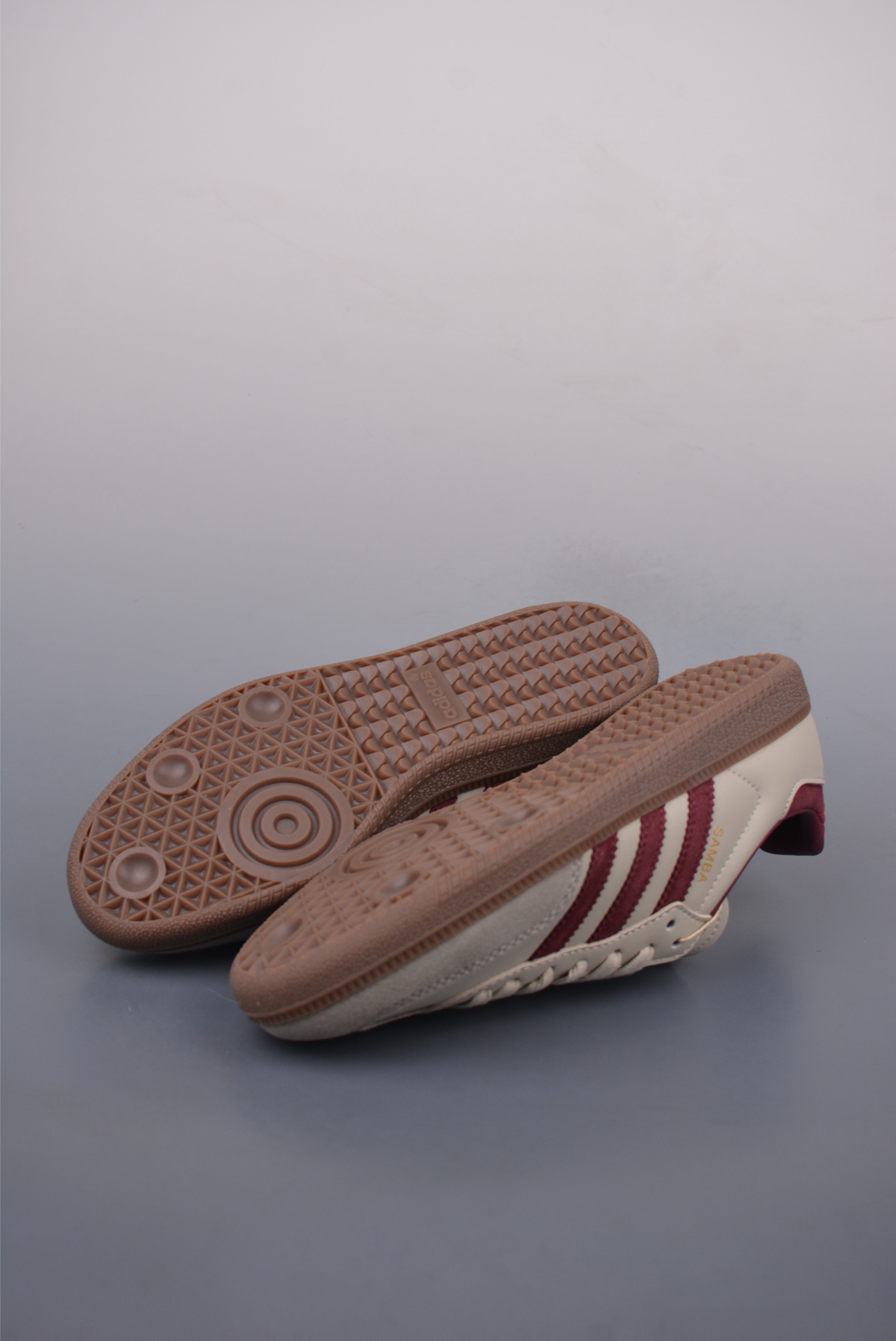 Adidas Originals Samba OG Putty Grey Maroon sneakers ID1482