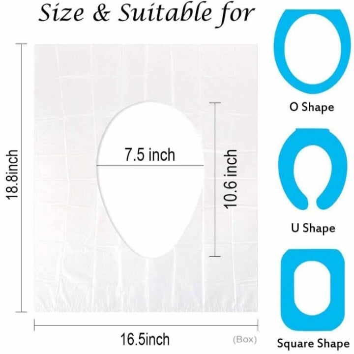 Hot Sale - SAVE 50% OFF🔥 Toilet Seat Cover(Biodegradable) -🔥Buy 40 get 60 Free (100pcs)