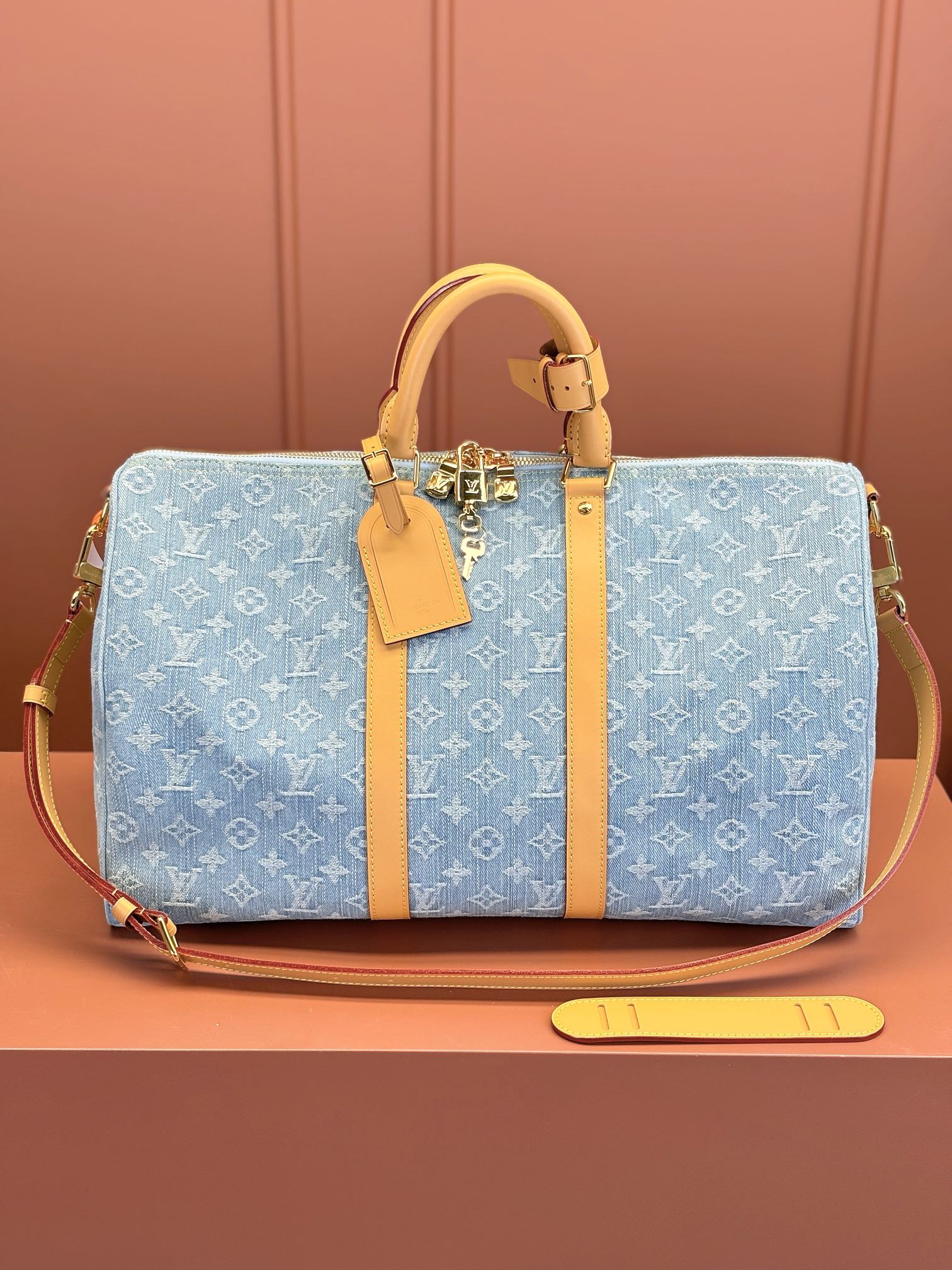 Louis Vuitton KEEPALL BANDOULIÈRE 45 Travel Bag M25334