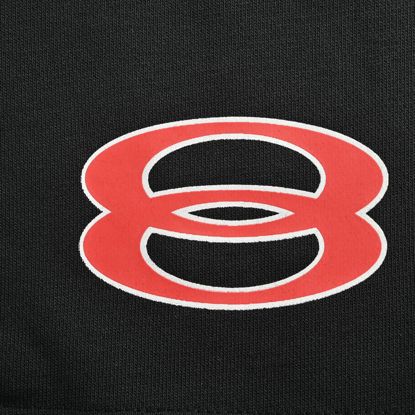 Balenciaga 25ss double ring logo print shorts