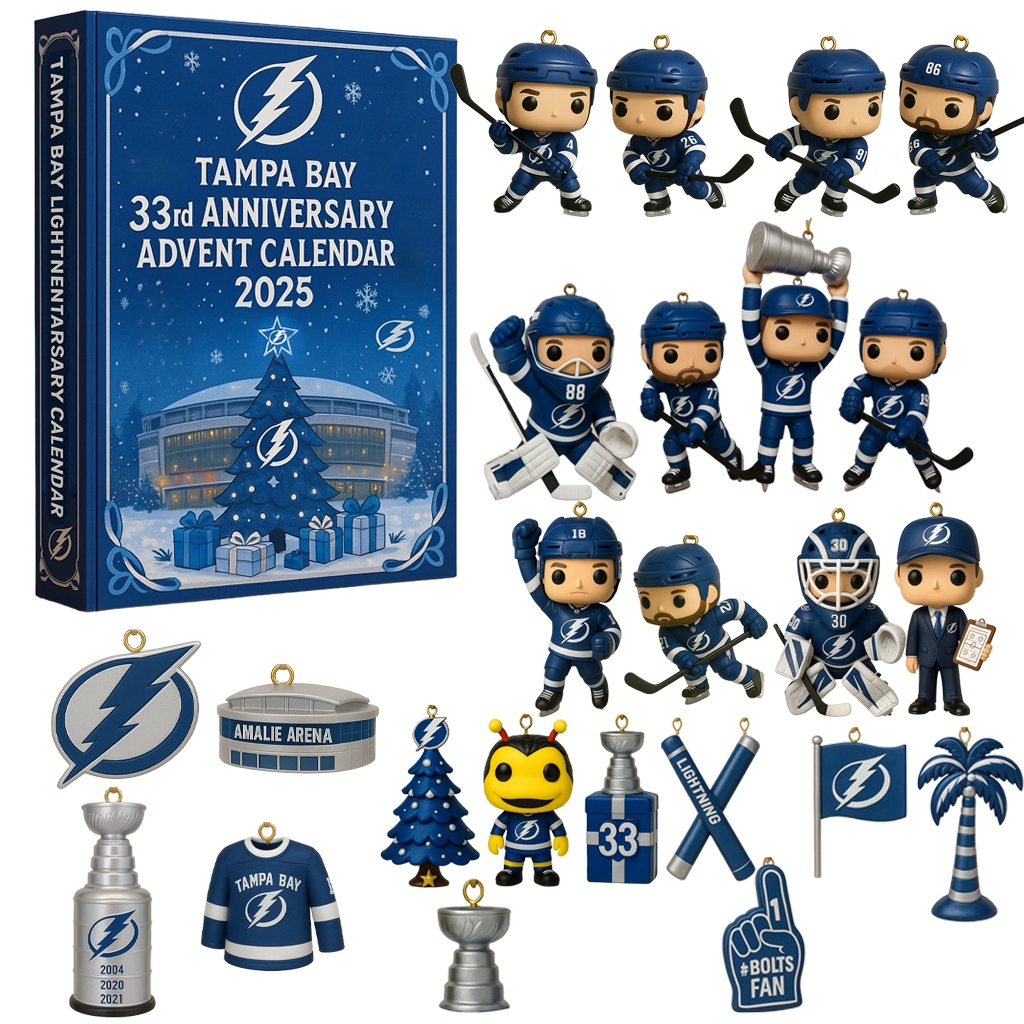 Tampa Bay Lightning 33rd Anniversary Advent Calendar 2025