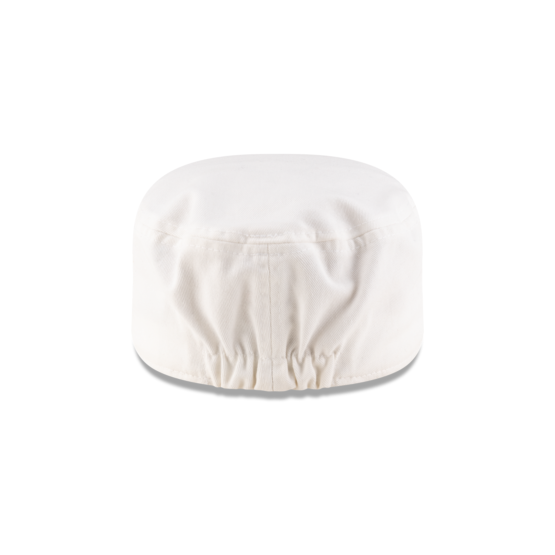 New Era Branded College White Painter Elastic Back Hat
