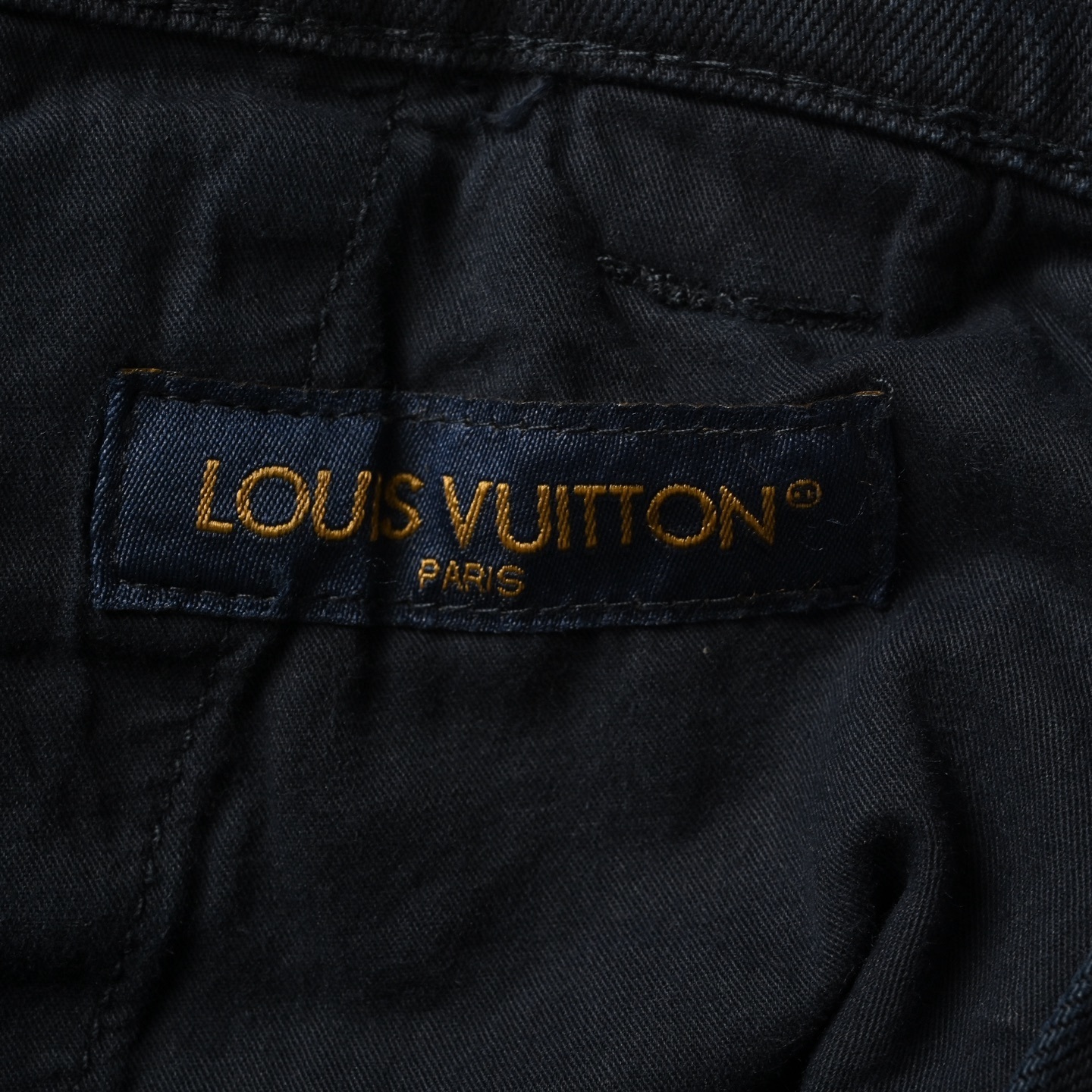 Louis Vuitton 25Fw monogram embossed jeans