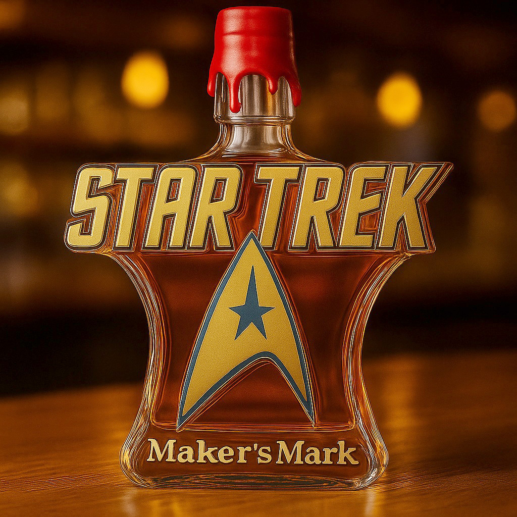 Star Trek 60th Anniversary Limited Whisky Bottle