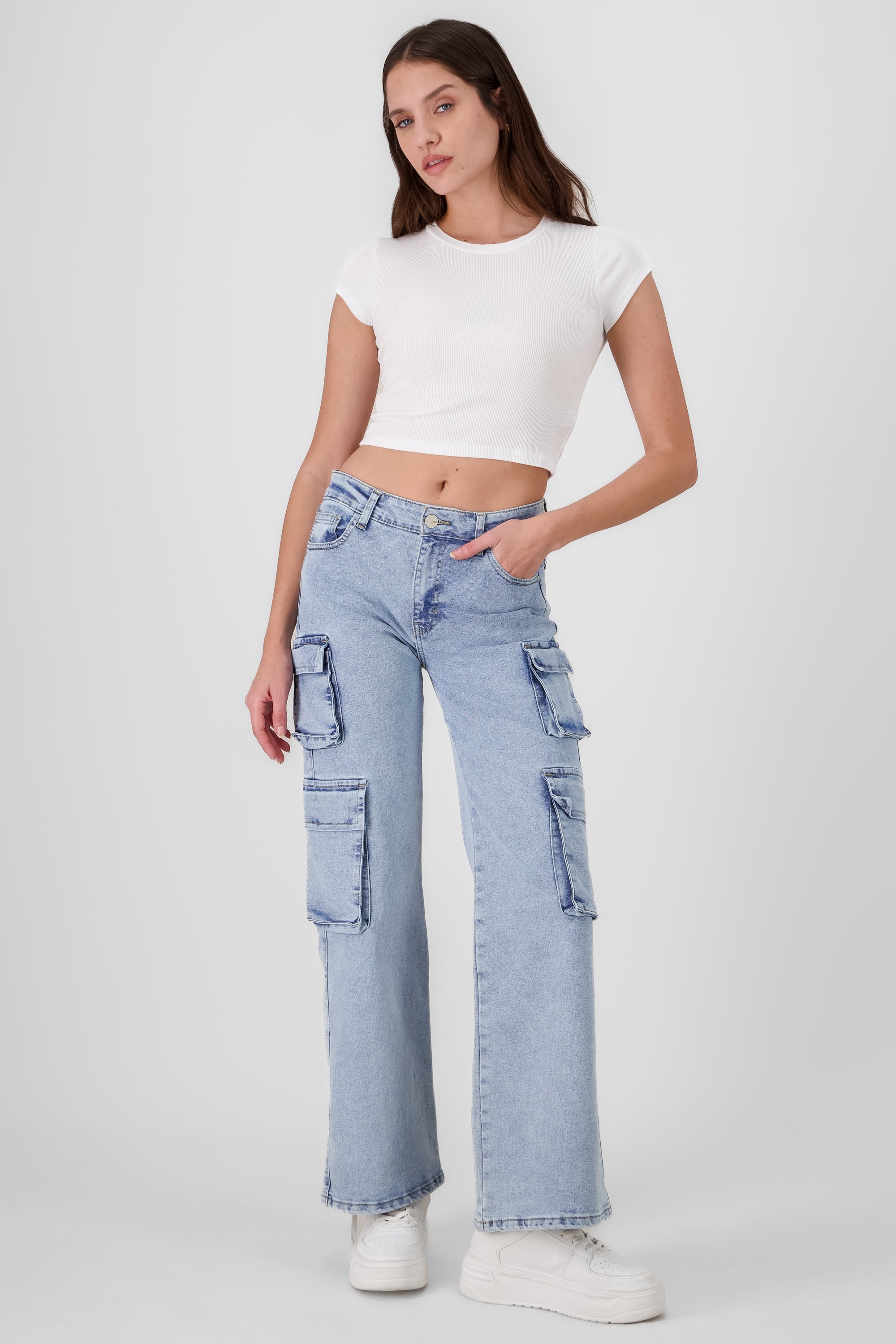 Cargo Jeans With Pockets