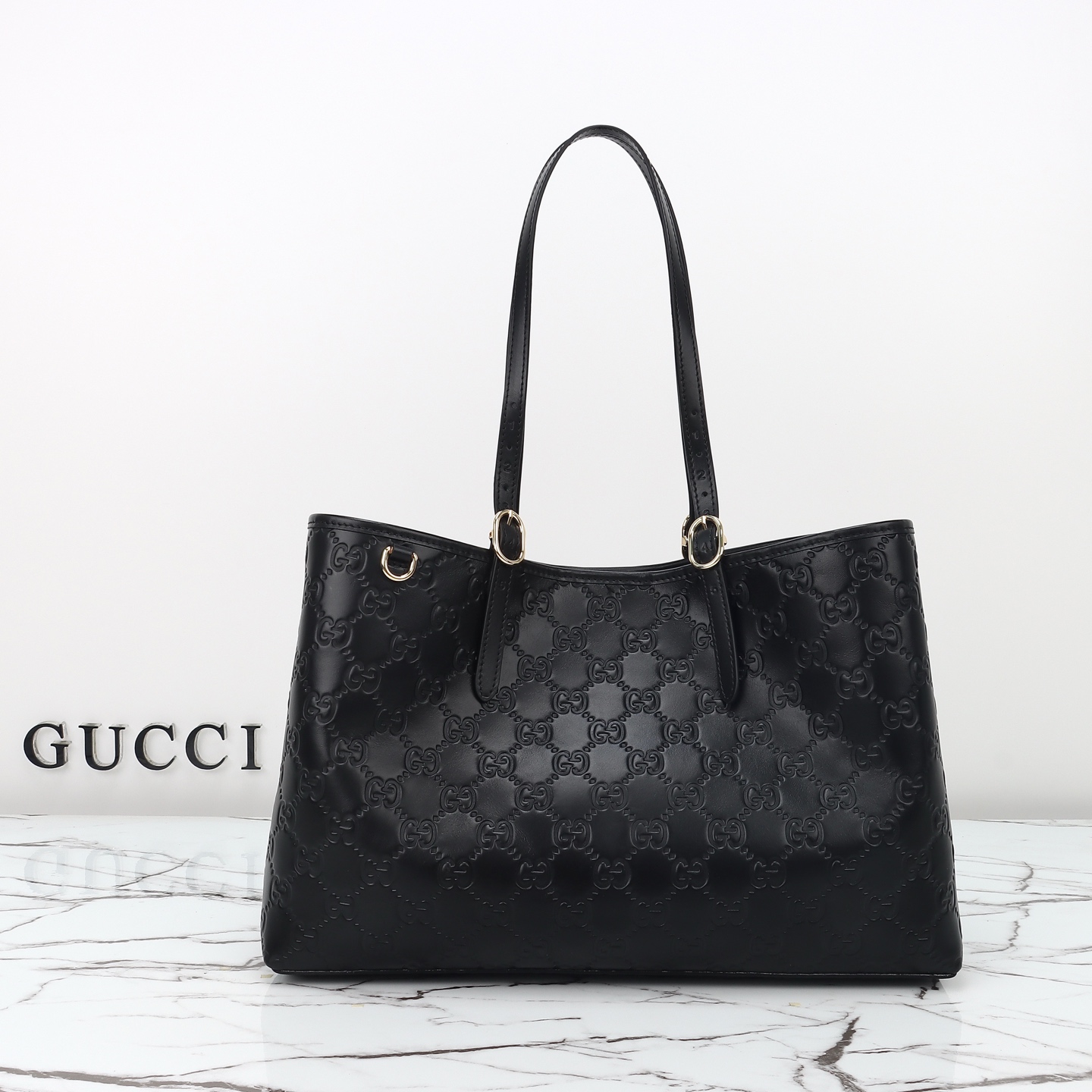 Gucci GG Emblem large tote bag 815213 AAFDV 1000