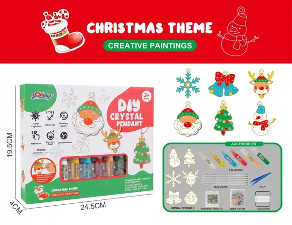🌲Early Christmas Sale🎁DIY Crystal Paint Arts and Crafts Set