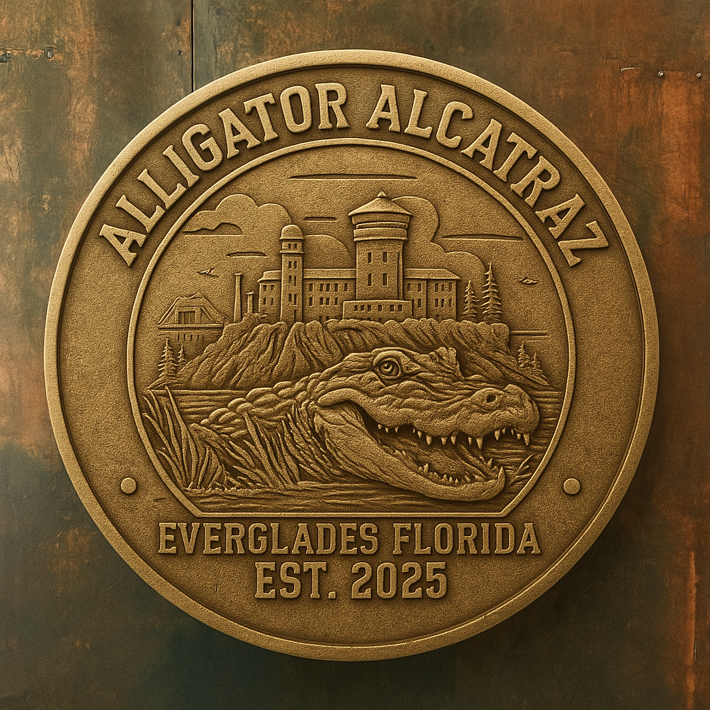 Alligator Alcatraz Commemorative Plaque