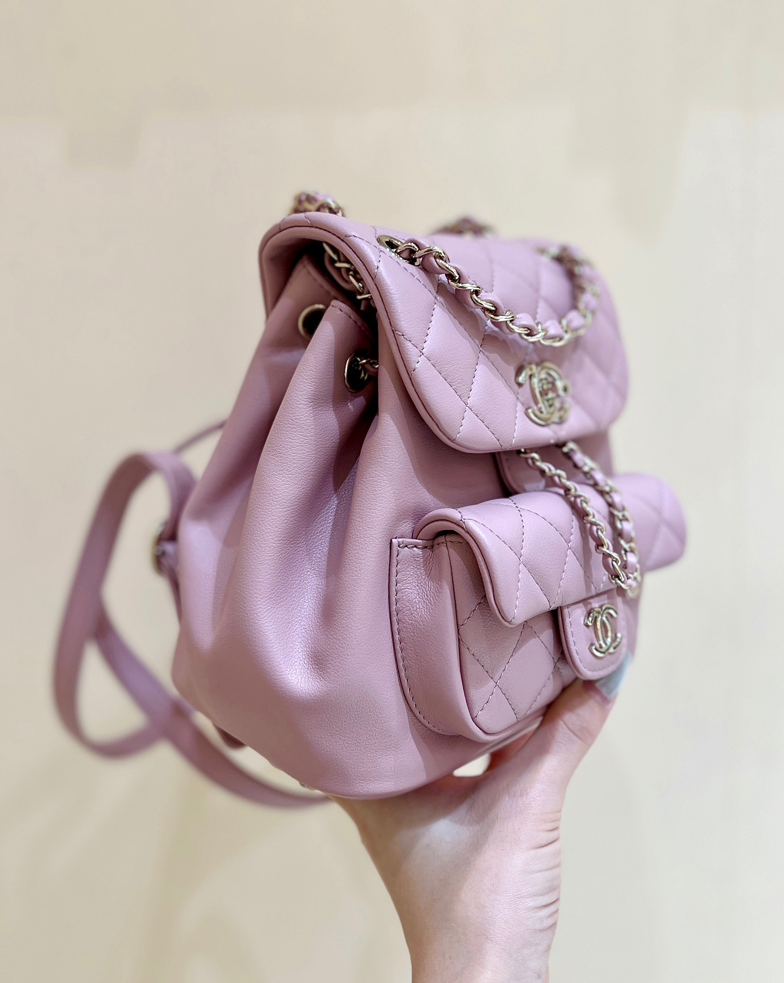 Chanel 24S duma small backpack AS2908