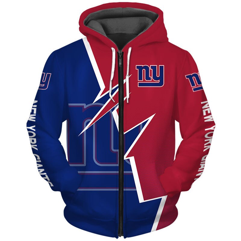 NEW YORK GIANTS 3D HOODIE NNYG007