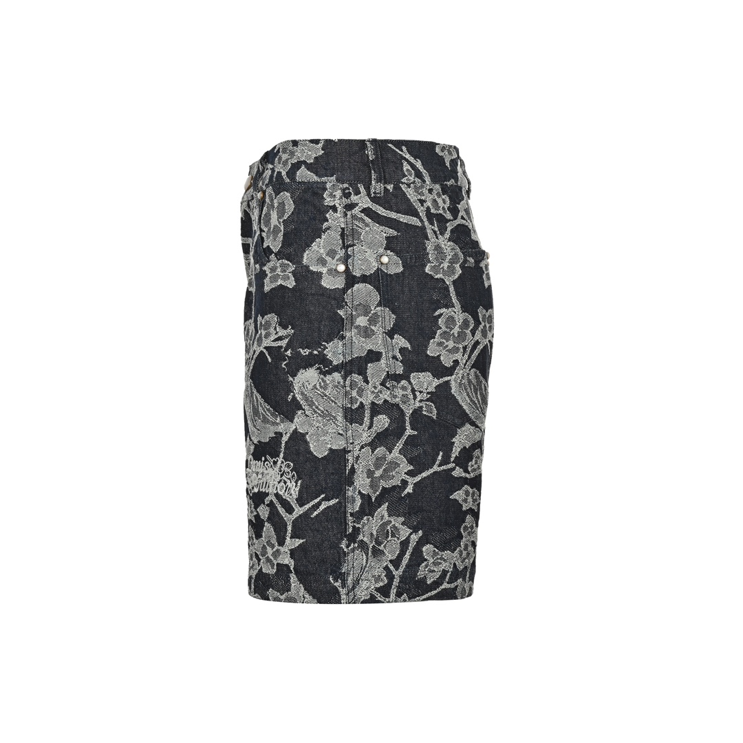 Louis Vuitton 24ss WAVES jacquard denim shorts