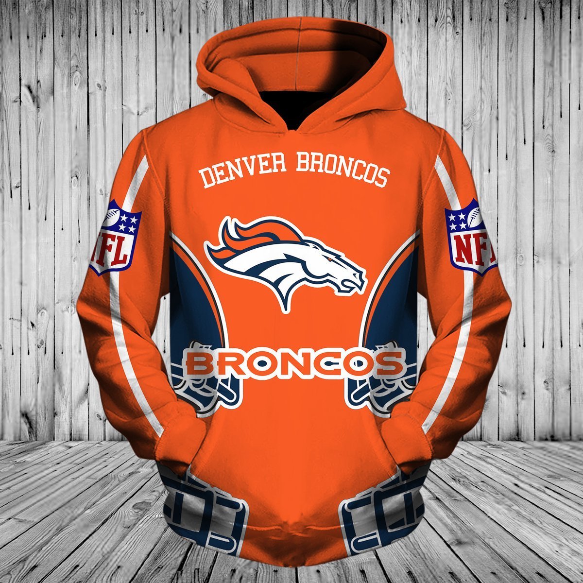 BRONCOS HOODIE 3D 22