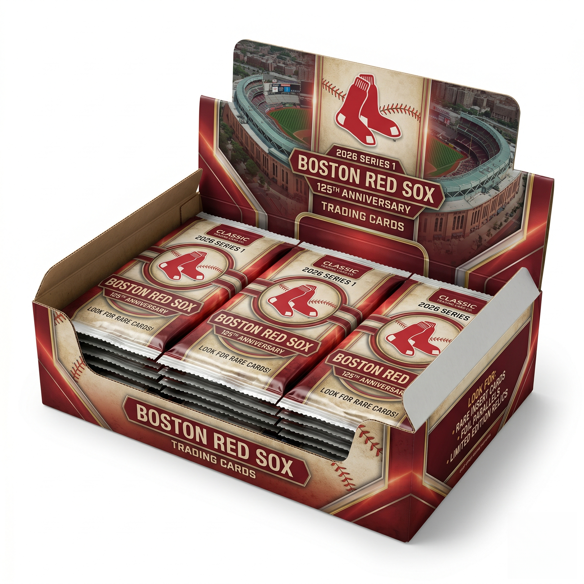 2026 Boston Red Sox 125th Anniversary Trading Cards Hobby Box
