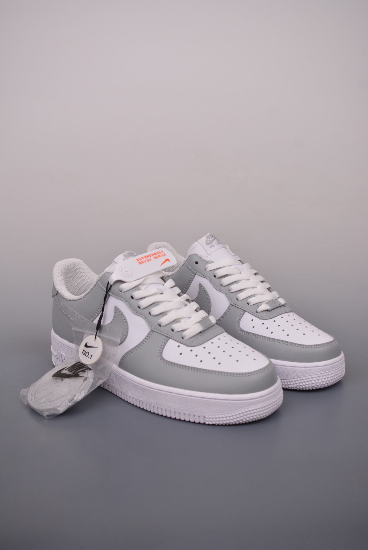 Nike By You Air Force 1'07 Low Retro SP Gray FD9763-101