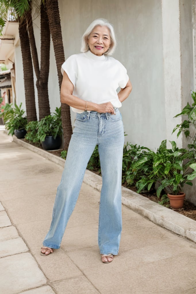 🏆BBL Vintage Wash Plus-Size Jeans -Stretchy, Straight Leg & Butt-Lifting Fit