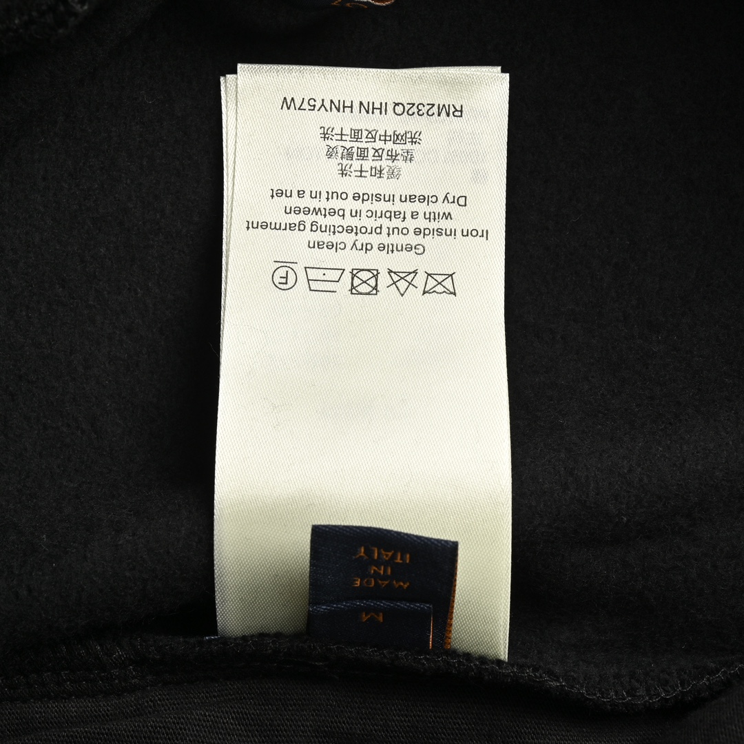 Louis Vuitton 23Fw pin-embroidered lettering cuffed trousers