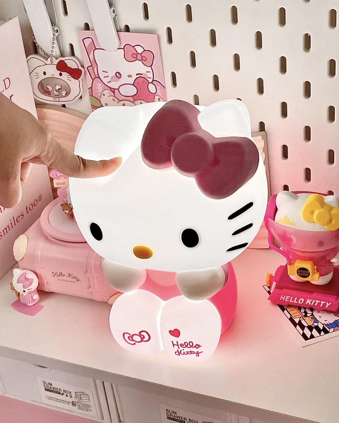 Kitty pat light night light silicone