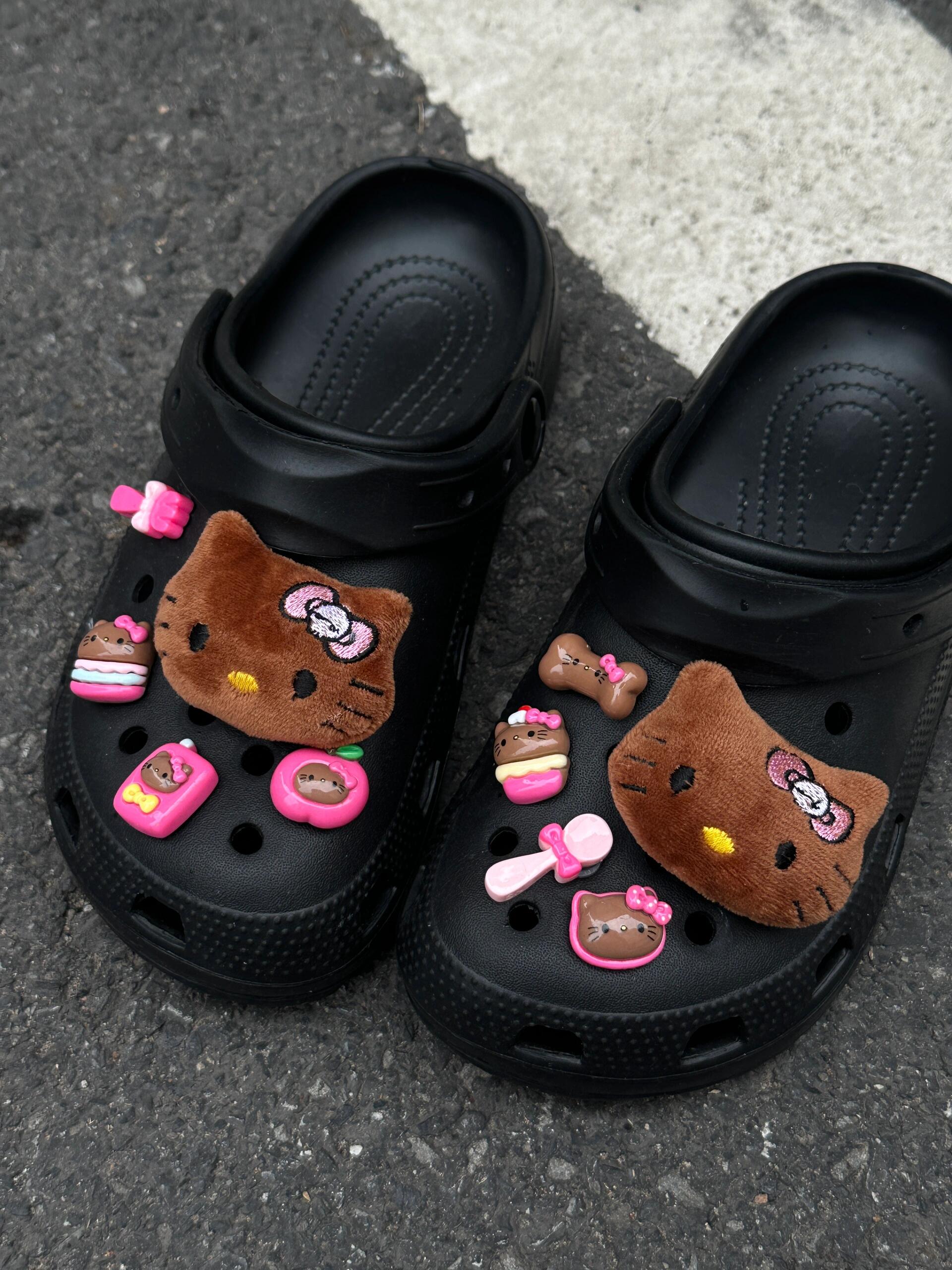 KT Charms Cute Pack Pins Shoe Decoration Croc Accessories for Croc Bags Clogs Slides