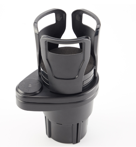 2 in 1 Car Water Cup Holder,Carbon Fiber Multifunctional Dual Cup Mount Extender