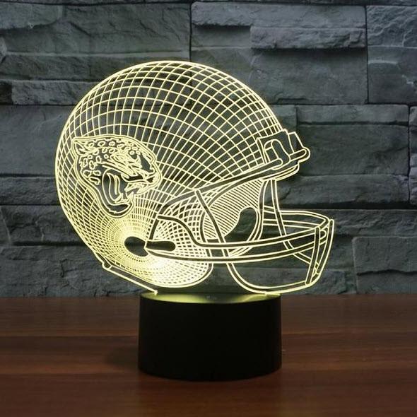 JACKSONVILLE JAGUARS 3D LED LIGHT LAMP
